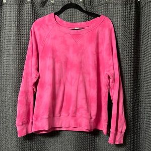 Old Navy Pink the dye crewneck